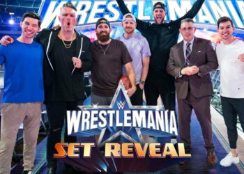 WWE presenta el 'stage' de WrestleMania 38