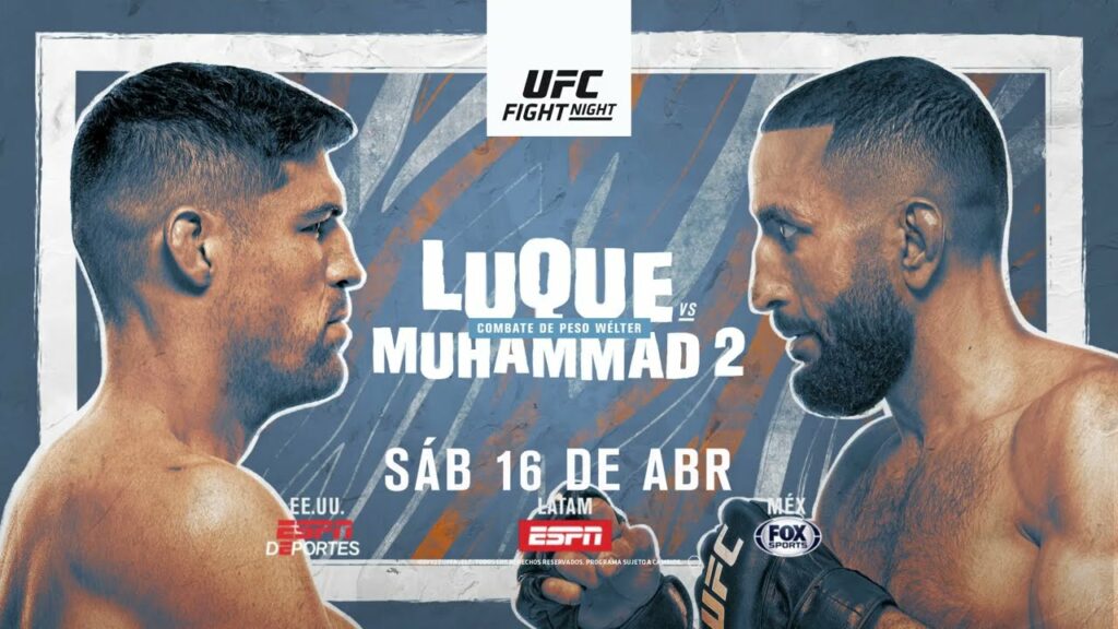 Resultados UFC Vegas 51: Luque vs. Muhammad