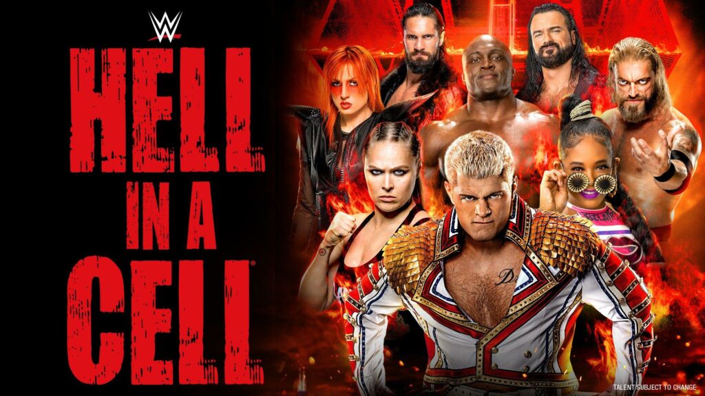 Cartelera WWE Hell in a Cell 2022 actualizada