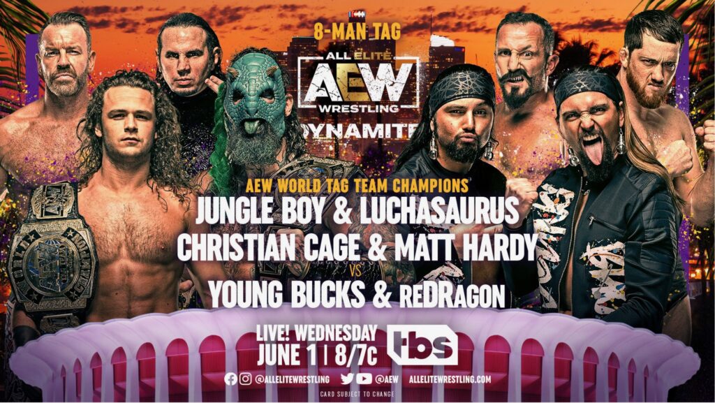 Jeff Hardy y Adam Cole son retirados de la cartelera de AEW Dynamite del 1 de junio