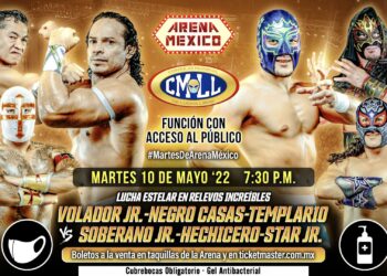 Resultados CMLL Martes de Arena México 10 de mayo de 2022