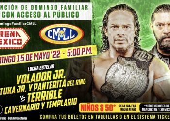 Resultados CMLL Domingo Familiar 15 de mayo de 2022
