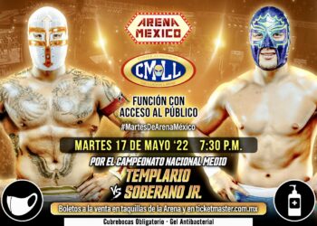 Resultados CMLL Martes de Arena México 17 de mayo de 2022