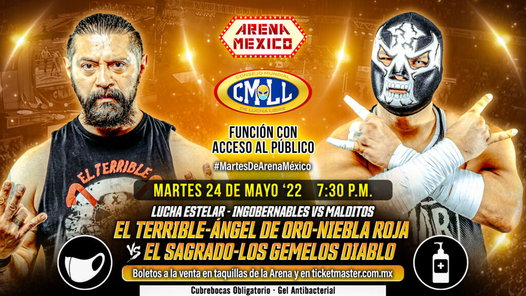 Resultados CMLL Martes de Arena México 24 de mayo de 2022