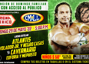 Resultados CMLL Domingo Familiar 29 de mayo de 2022
