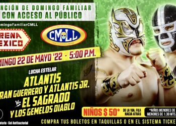 Resultados CMLL Domingo Familiar 22 de mayo de 2022