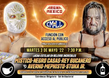 Resultados CMLL Martes de Arena México 3 de mayo de 2022