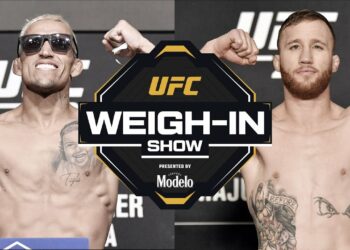 Pesaje UFC 274: Oliveira vs. Gaethje