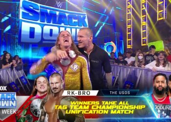 RK-Bro y The Usos unificaran los Campeonatos por Parejas en el show de SmackDown del 20 de mayo
