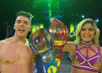 Sammy Guevara y Tay Conti ganan los Campeonato Mundiales Mixtos por Parejas en Triplemanía 30 Monterrey