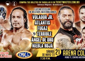 Resultados CMLL Sábado de Coliseo 21 de mayo de 2022