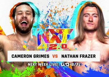 WWE anuncia varios combates para el show de NXT 2.0 del 31 de mayo