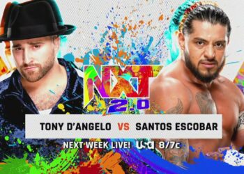 WWE anuncia varios combates para el show de NXT 2.0 del 17 de mayo