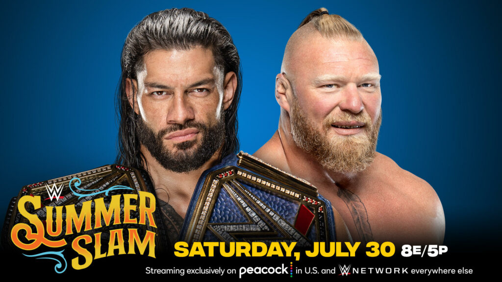 Roman Reigns y Brock Lesnar se enfrentaran en SummerSlam por el Campeonato Universal Indiscutido de WWE