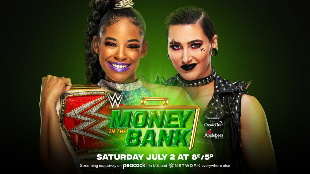 Bianca Belair defenderá el Campeonato Femenino de RAW contra Rhea Ripley en WWE Money in the Bank 2022