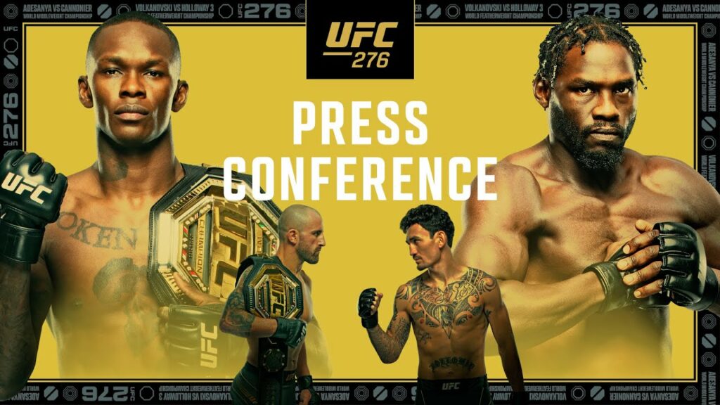 Conferencia de prensa UFC 276: Adesanya vs. Cannonier