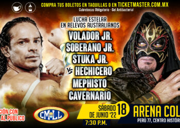 Resultados CMLL Sábado de Coliseo 18 de junio de 2022