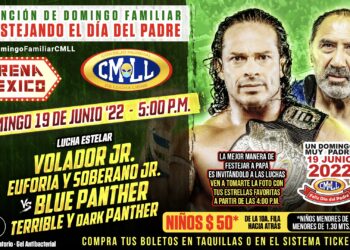 Resultados CMLL Domingo Familiar 19 de junio de 2022