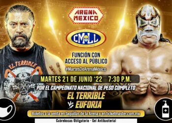 Resultados CMLL Martes de Arena México 21 de junio de 2022