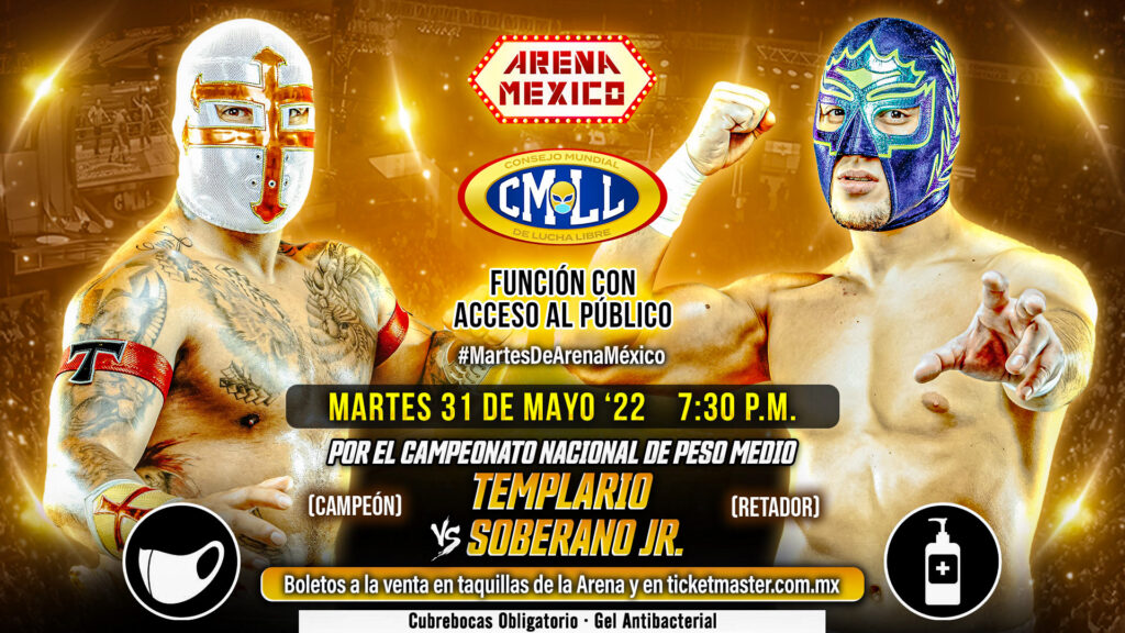 Resultados CMLL Martes de Arena México 31 de mayo de 2022