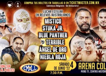 Resultados CMLL Sábado de Coliseo 4 de junio de 2022