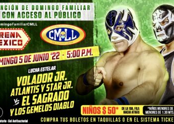 Resultados CMLL Domingo Familiar 5 de junio de 2022