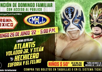 Resultados CMLL Domingo Familiar 26 de junio de 2022
