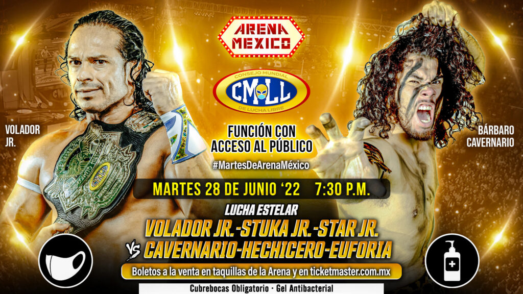 Resultados CMLL Martes de Arena México 28 de junio de 2022