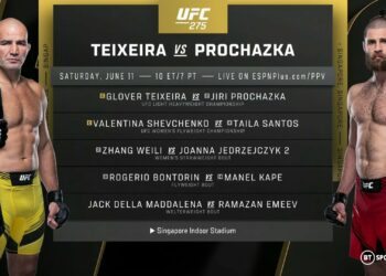 Cartelera UFC 275: Teixeira vs. Prochazka