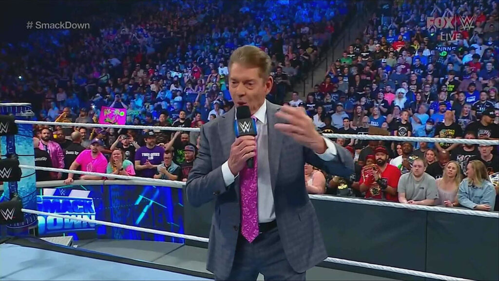 Reacción en backstage a la promo de Vince McMahon en SmackDown