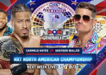 Se confirman más luchas titulares para NXT The Great American Bash 2022