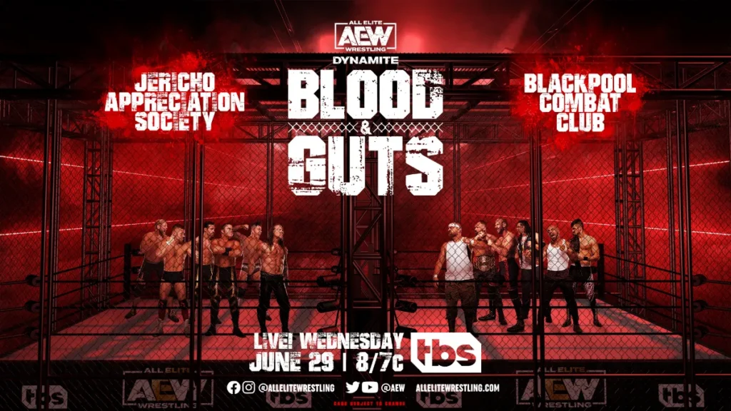 Previa AEW Dynamite Blood and Guts 29 de junio de 2022