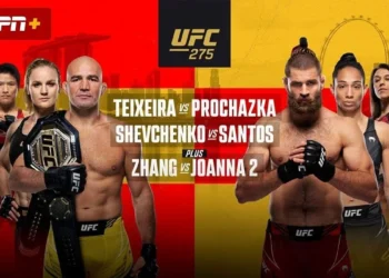 Resultados UFC 275: Teixeira vs. Prochazka