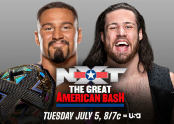Cartelera WWE NXT The Great American Bash 2022 actualizada