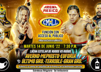 Resultados CMLL Martes de Arena México 14 de junio de 2022
