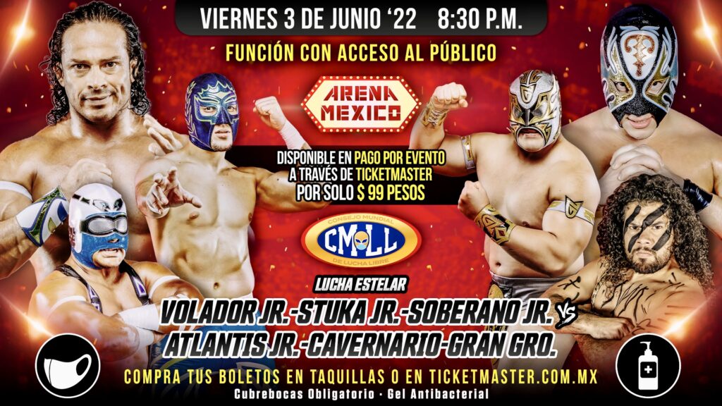 Resultados CMLL Viernes Espectacular 3 de junio de 2022