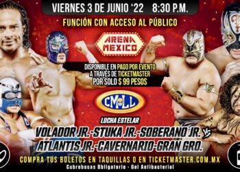 Resultados CMLL Viernes Espectacular 3 de junio de 2022