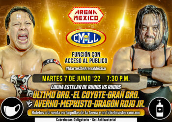 Resultados CMLL Martes de Arena México 7 de junio de 2022