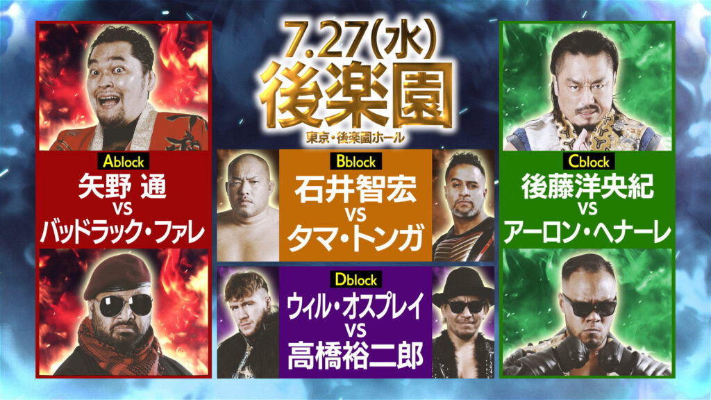 Resultados NJPW G1 Climax 32 (día 7)