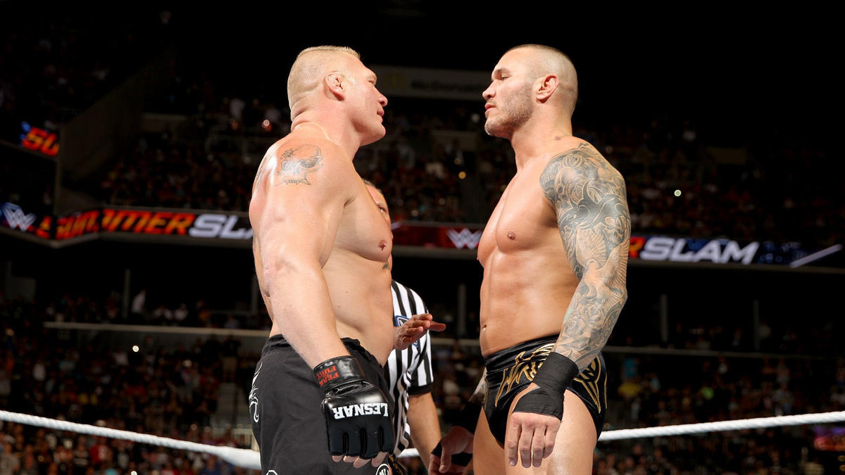 WWE RAW 312 desde Ensenada, Baja California Brock-Lesnar-y-Randy-Orton
