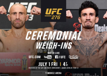 Ceremonia de pesaje UFC 276: Adesanya vs. Cannonier