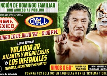 Resultados CMLL Domingo Familiar 10 de julio de 2022