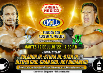 Resultados CMLL Martes de Arena México 12 de julio de 2022