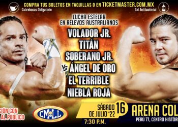 Resultados CMLL Sábado de Coliseo 16 de julio de 2022