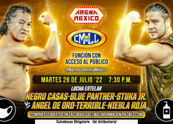 Resultados CMLL Martes de Arena México 26 de julio 2022