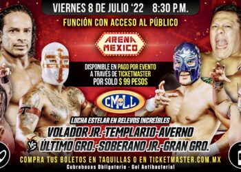 Resultados CMLL Viernes Espectacular 8 de julio de 2022