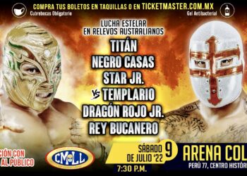 Resultados CMLL Sábado de Coliseo 9 de julio de 2022