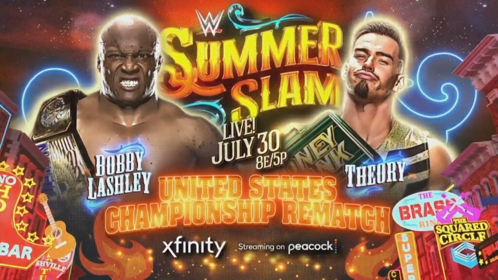 Bobby Lashley se enfrentará a Theory por el Campeonato de los Estados Unidos en WWE SummerSlam 2022