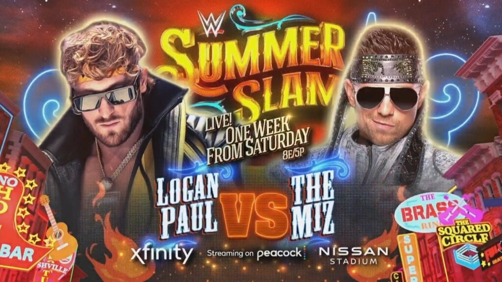 Logan Paul se enfrentará a The Miz en WWE SummerSlam 2022
