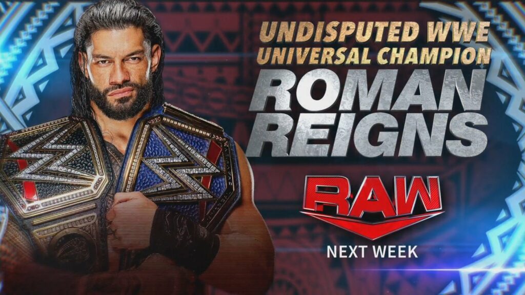 WWE anuncia el regreso de Roman Reigns, un segmento especial y un combate para el RAW del 25 de julio